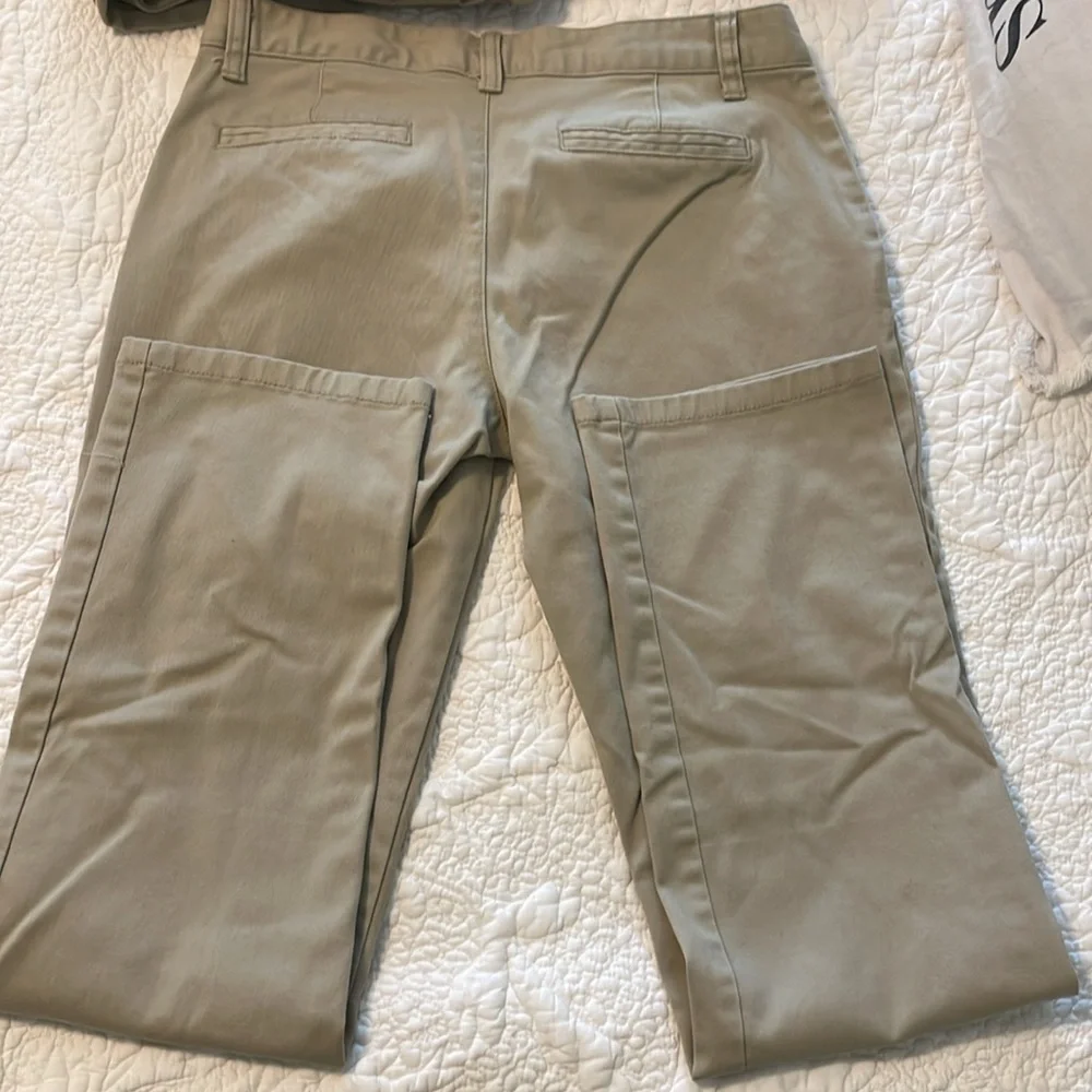 Cat & Jack size 16 khaki pants-3‎ pairs